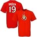 Reebok Ottawa Senators #19 Jason Spezza Red Net Player T-shirt