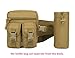 Outdoor Jungle Hiking Cycling Bike Camping Fanny Waist Pack Pouch Hip Belt Bag Tactical Pocket (Brown)