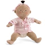 Rosy Cheeks Baby Girl Doll Tan by North American Bear