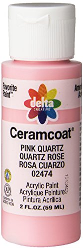 Delta Creative Ceramcoat Acrylic Paint (2 Ounce), 2474 Pink Quartz