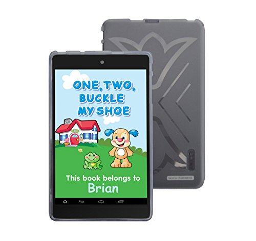 iShoppingdeals - for Nextbook 7 Tablet (Model NX700QC16G Only) TPU Rubber Shell Cover Case, Smoke