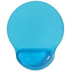 LUPO Luxury Ergonomic Gel Mouse Mat with Removable Wrist Support - LIGHT BLUE