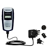 International Wall / AC Charger for the Samsung A580 - Gomadic Brand w/ TipExchange Technology
