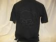 Harley-Davidson&reg; Men's Short Sleeve Black Skull Tee. Embroidery. 99045-09VM