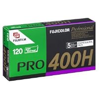 Fujifilm Fujicolor Pro 400H Color Negative Film ISO 400, 120mm, 5 Roll Pro Pack