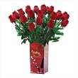 Lifelike Feather Roses