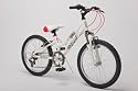 Cuda Energy Lightweight Alloy White Girls 20" Bike.