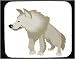 Decorated Mouse Pad with hyena, cartoon, animal