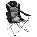 10T Campingstuhl lightBOY, schwarz, 75x60x109 cm