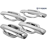 TYGER ABS Triple Chrome Plated Door Handle Cover 04-13 Chevy Colorado/GMC Canyon 4 Doors Without Passenger Side Keyhole