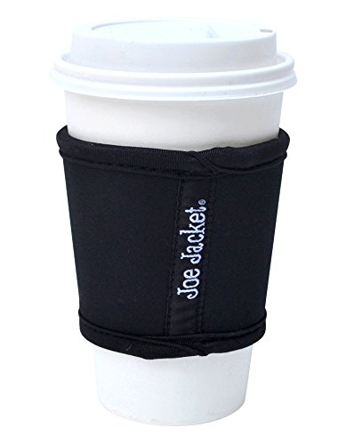 Joe Jacket Neoprene Drink Insulator Sleeve, Cup Grip, Black