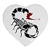 Heart Ornament (2-Sided) of Tribal Scorpion