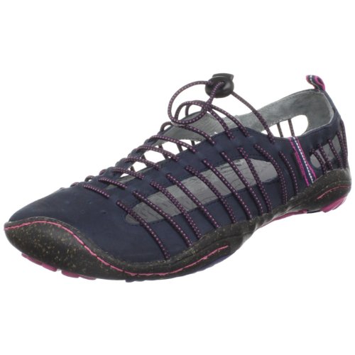 Jambu Sandals Jambu Women's JBU404 -Water-Ready Flat,Navy,7.5 M US