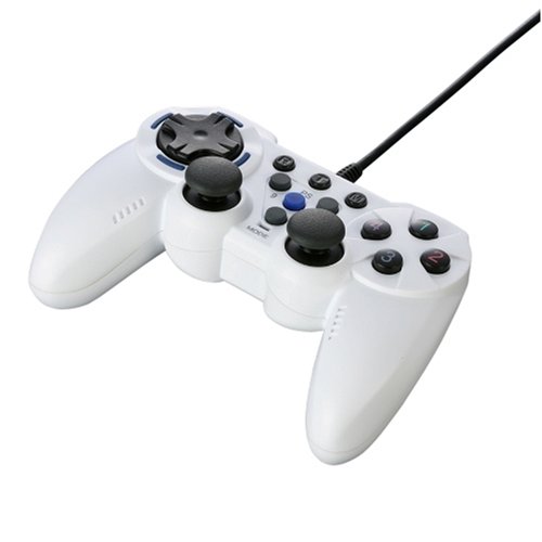 �o�b�t�@���[�R�N���T�v���C BUFFALO USB�Q�[���p�b�h PS3/�A�i���O/�f�W�^���Ή� 12�{�^�� �z���C�g BSGPCP1201WH