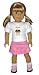 Short Cake Top and Pink Skirt. Fits 18" Dolls Like American Girl Doll