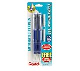 Pentel Twist-Erase III Automatic Pencil with 2 Eraser Refills, 0.7mm, Assorted Barrels, 2 Pack (QE517BP2-K6)