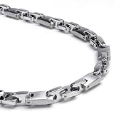 FIRMATO Stainless Steel Men's Link Necklace Chain (Length 16 - 40)