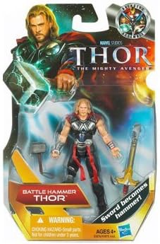 Thor: The Mighty Avenger Action Figure #01 Battle Hammer Thor 3.75 Inch by Thor The Movie