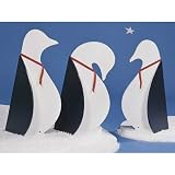 Penguins on Parade Paper Woodworking Plan