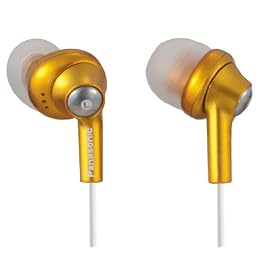Panasonic RP-HJE270EDA Matching Headphones for iPod Nano - Orange
