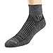 Swiftwick - PURSUIT TWO, Quarter Crew Socks for Trail Running and Cycling, Heather, Large