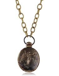 Pyrrha "talisman" Bronze Morning Flight of Eos and Eros Necklace