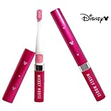 Disney ディズニー ミッキー 電動 歯ブラシ ビビッドピンク 抗菌音波振動式 毎分 23000 ストローク 替えブラシ 2本付 コスメ感覚