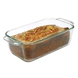 Pyrex Bakeware 1-1/2-Quart Loaf Dish, Clear