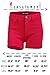 TL Womens Trendy Basic Stretchy Casual Ponte Pocket Shorts in Multiple Colors
