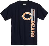 NFL Boys' Chicago Bears Vertical Presence Tee Shirt (Blue, Small)