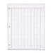 TOPS Data Pad with Numbered Column Headings, Wide Rule, Letter Size, White, 50 Sheets per Pad (3619)