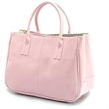 Sugawin Women's Pure Color Fashion PU Leather Handbag Shoulder Bags Purse Bag