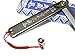 L(175mm)/Miyamoto Musashi/Japanese folding pocket knife/SK steel/Chrome/With Japanese suzu/Made in Japan