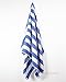 Linteum Textile 100% Cotton Beach Cabana Stripe Pool Towels 30x60 in. 4-Pack White with Blue Stripes