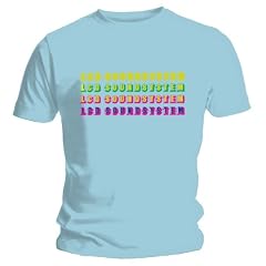 T-Shirt Homme Bleu ciel Lcd Sound System "Multicolour Logo" (Taille M)