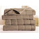Sunbeam Heated Electric Blanket Quilted Fleece Royal Dreams King Mushroom Beige 41O%2Bhsz3EoL. SL160 Sunbeam Heated Electric Blanket Quilted Fleece Royal Dreams King Mushroom Beige