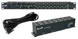 American DJ 8 channel controller system expandable to 16 channel includes controller, cable and relay pack