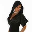 Super Edle Satin Bluse Schwarz 6934