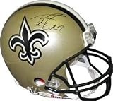 Drew Brees Autographed/Hand Signed New Orleans Saints Full Size Replica Helmet- Brees Hologram