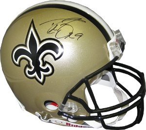 Drew Brees Autographed/Hand Signed New Orleans Saints Full Size Replica Helmet- Brees Hologram