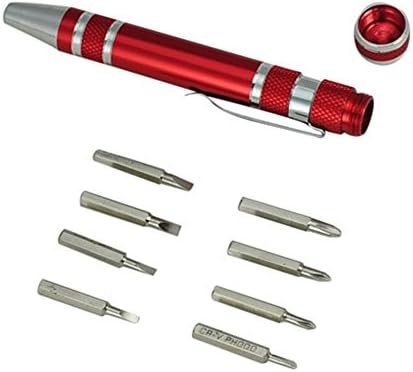New Portable 8 in 1 Mini Screwdriver Pen Set