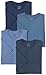 Fruit of the Loom Men`s 4-Pack Tonal Blues Pocket T-Shirts
