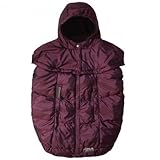 7am enfant（セブンエイエム アンファン）Pookie Poncho classic ベビーカー フットマフ 抱っこひも 防寒 ベビーキャリーカバー セブンエイエムアンファン (メタリックプラ