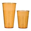 Plastic Tumbler Set of 12 - Orange