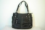 Nine West Large Handbag/Purse ~ Avant Charm Collection ~ Black In Color