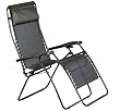 Faulkner XL Recliner Black Mesh with Padded Arms