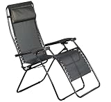 Faulkner XL Recliner Black Mesh with Padded Arms