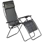 Faulkner XL Recliner Black Mesh with Padded Arms