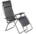 Outdoor Living : Faulkner XL Recliner Black Mesh with Padded Arms