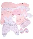 Fifteen-Piece Newborn Gift Set by Bon Bebe - girl, nb